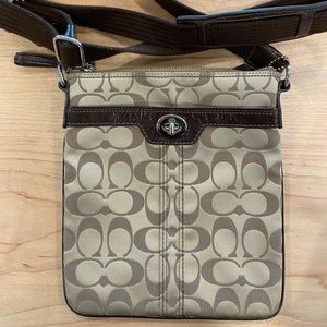 Coach fabric crossbody bag